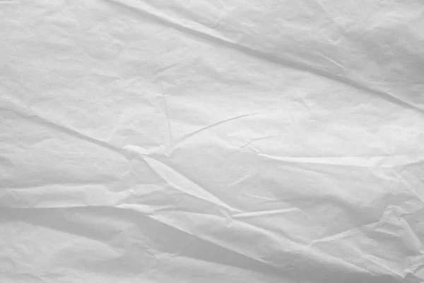 Bianco Carta Accartocciata Texture Sfondo Astratto — Foto Stock