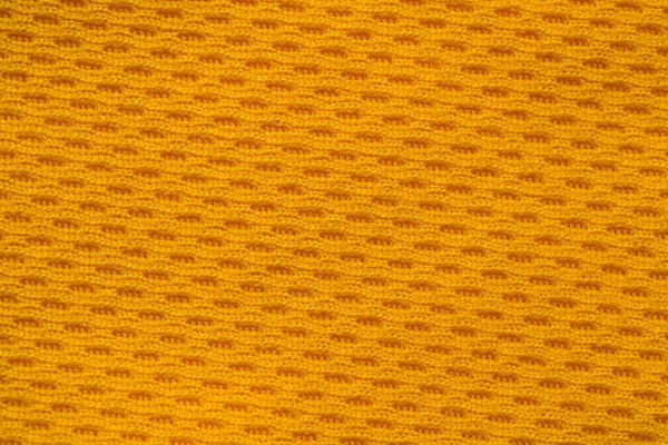 Cor Laranja Roupas Esportivas Tecido Jersey Futebol Camisa Textura Vista — Fotografia de Stock