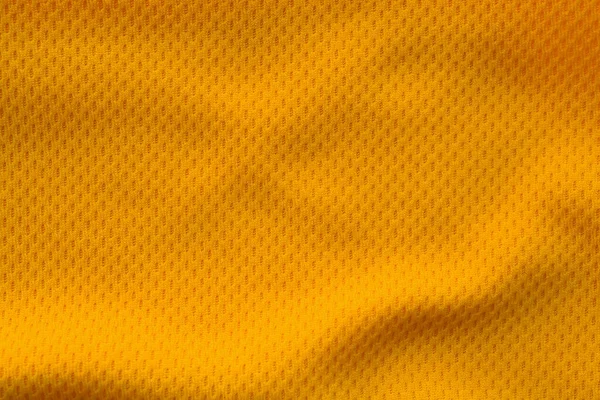 Cor Laranja Roupas Esportivas Tecido Jersey Futebol Camisa Textura Vista — Fotografia de Stock