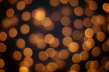 Soyut bulanık altın bokeh hafif Noel tatili arka planı