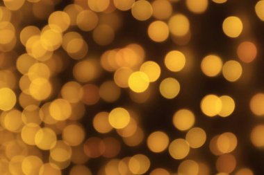 Soyut bulanık altın bokeh hafif Noel tatili arka planı