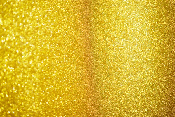 Abstract Gold Glitter Sparkle Bokeh Light Background — Stock Photo, Image