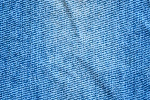 Denim Blauwe Jeans Textuur Close Achtergrond Bovenaanzicht — Stockfoto