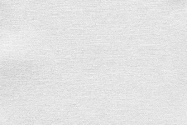 White Linen Canvas Fabric Texture Background — Stock Photo, Image