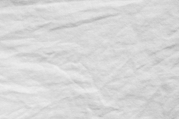 Biały Zmarszczki Bawełna Koszula Tkanina Tkanina Tekstury Wzór Tło — Zdjęcie stockowe