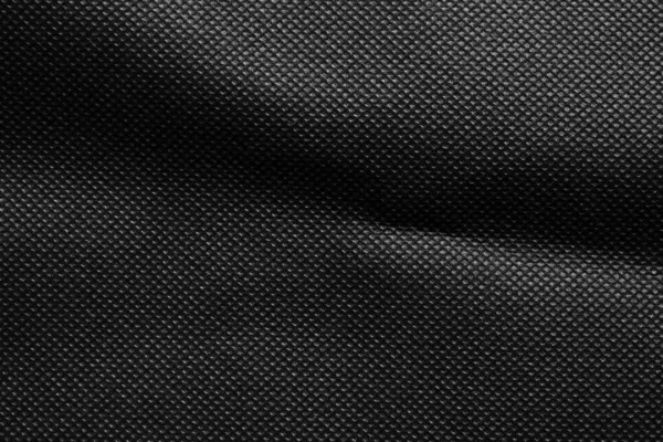 Black Fabric Cloth Texture Pattern Background — Stock Photo, Image