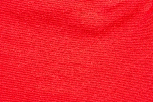 Red Fabric Cloth Texture Background Close — Stock Photo, Image