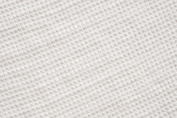 Tela Algodón Blanco Textura Patrón Fondo — Foto de Stock