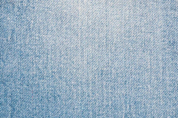 Denim Blå Jeans Struktur Närbild Bakgrund Ovanifrån — Stockfoto