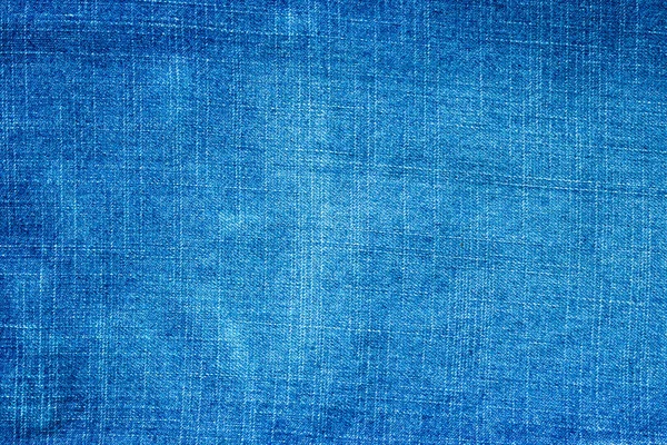 Denim Azul Jeans Textura Close Fundo Vista Superior — Fotografia de Stock