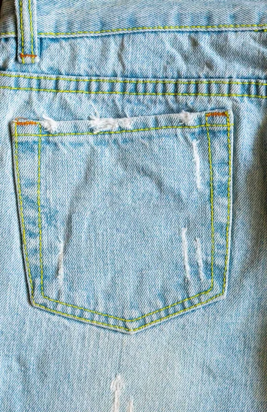 Pantalones Vaqueros Azules Bolsillo Trasero Fondo —  Fotos de Stock