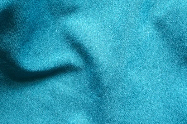 青い服の生地のテクスチャパターンの背景 — ストック写真