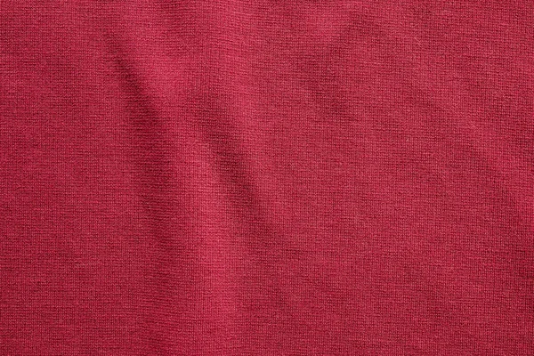 Czerwona Odzież Tkanina Tekstury Wzór Tła — Zdjęcie stockowe