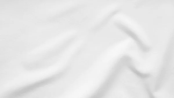 White Fabric Smooth Texture Surface Background — Stock Photo, Image