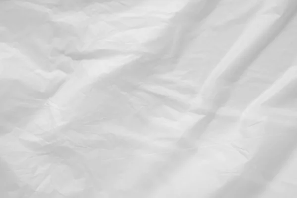 Weiße Plastiktüte Hintergrund Textur Nahaufnahme — Stockfoto
