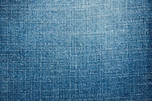 Tekstur Jeans Biru Denim Tutup Tilikan Atas Latar Belakang — Stok Foto