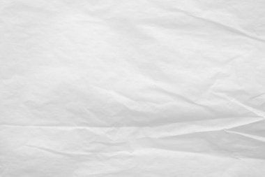 Beyaz buruşmuş kağıt soyut arkaplan dokusu