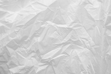 Beyaz plastik torba arkaplan dokusu kapat