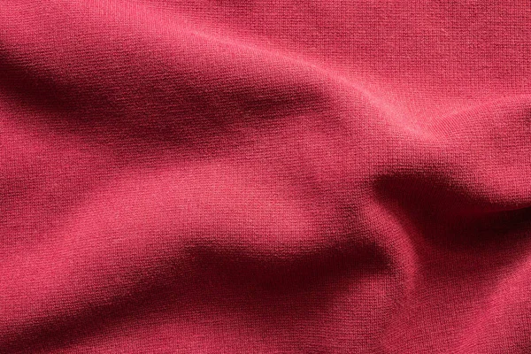 Latar Belakang Pola Tekstur Kain Merah — Stok Foto