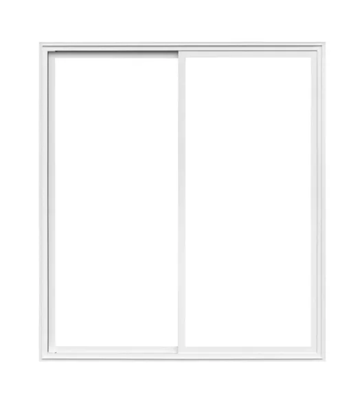 Echt Modernes Haus Fensterrahmen Isoliert Auf Weißem Hintergrund Mit Clipping — Stockfoto