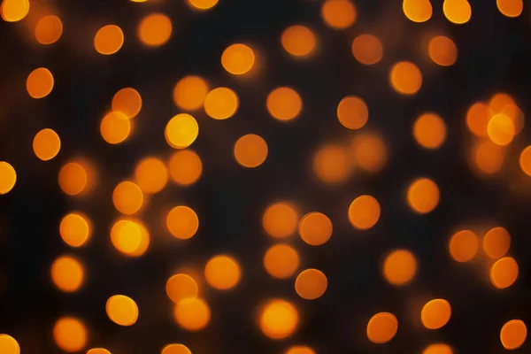 Abstract Blur Golden Bokeh Light Christmas Holiday Background — Stock Photo, Image