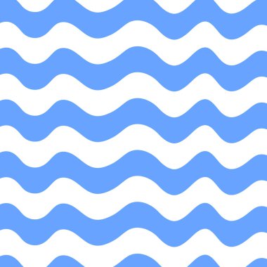 Mavi ve Beyaz dalgalar soyut arkaplan. 