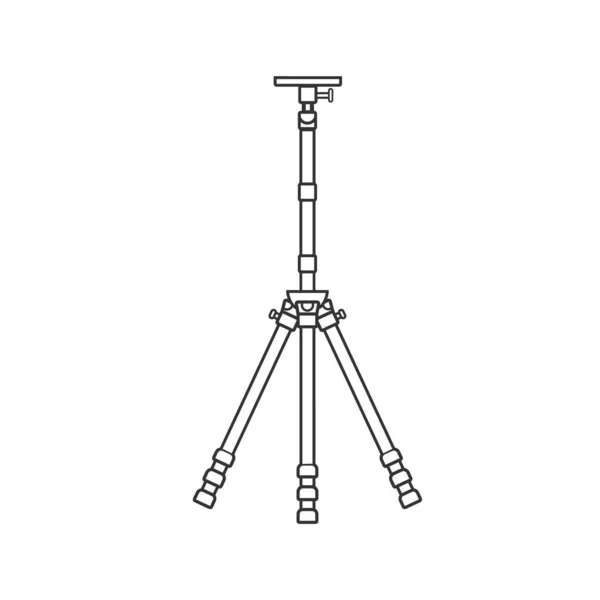 Tripod Vector Icon Flat Design — Stock Vector