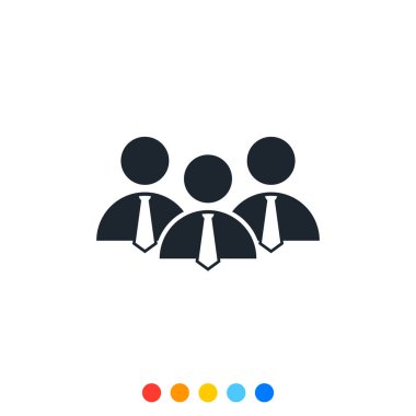 Basit insan simgesi, insanları gruplama simgesi. 