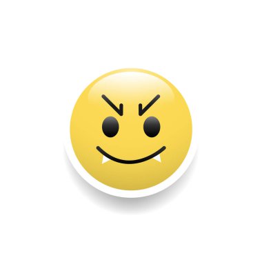 Vampir ikonu, Vektör ve İllüstrasyon.