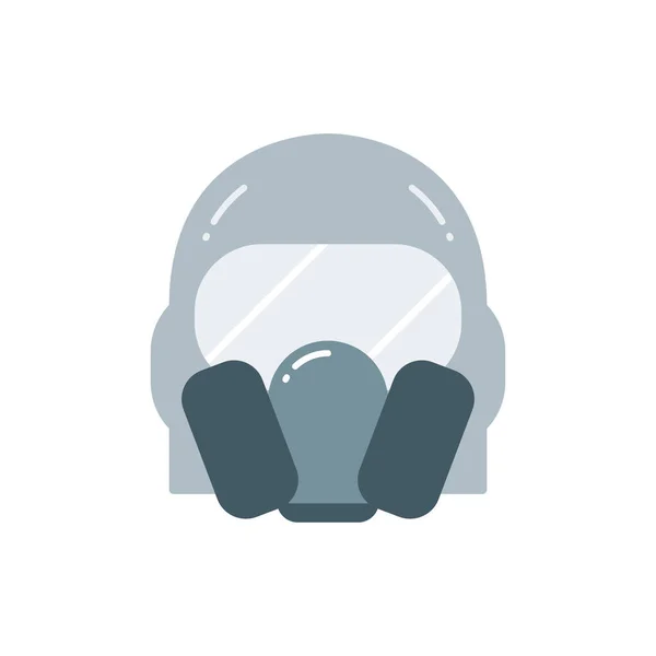 Gasmaske Flaches Designelement Icon Vektor Und Illustration — Stockvektor