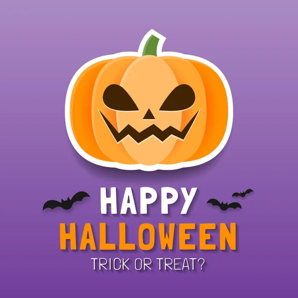 Happy Halloween Poster Template Banner Template Background Happy Halloween Trick — 스톡 벡터