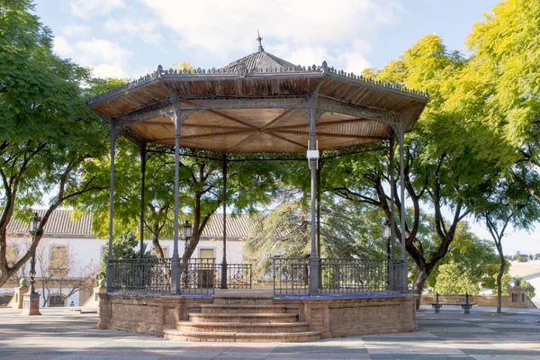 Tempel Voor Muziek Band Het Park Jerez Andalusië Spanje Vooraanzicht — Stockfoto