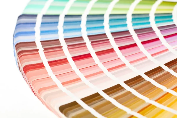 Paint color swatches book