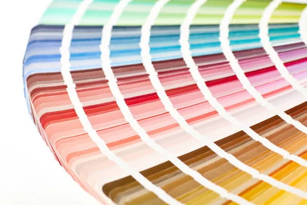 Paint color swatches book Royalty Free Stock Images