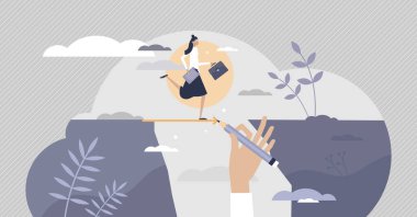 Küçük kişiler kavramının üstesinden gelmek için iş desteği ve yardım