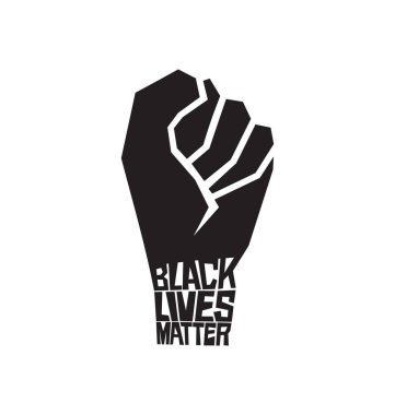 Siyahların yaşamlarının vektör illüstrasyonu madde kavramı