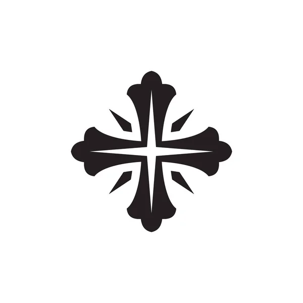 Εικονογράφηση Διάνυσμα Του Θρησκευτικού Σταυρού — Διανυσματικό Αρχείο