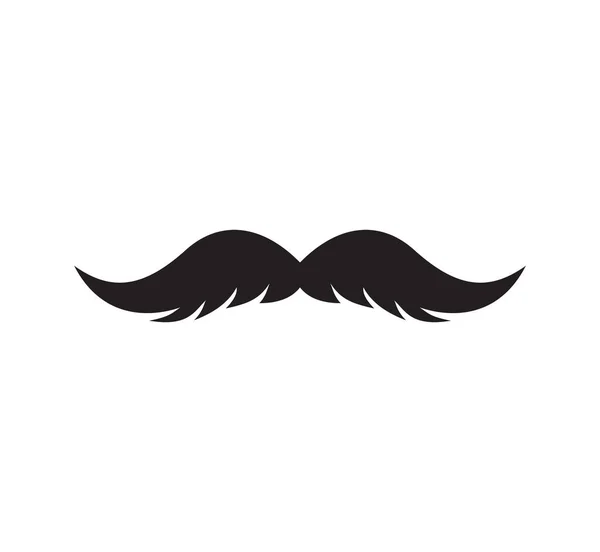 Vector Illustration Moustaches — Stock Vector