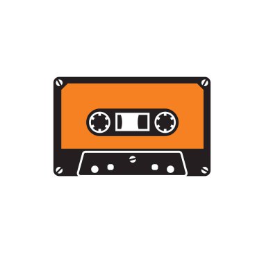 Ses kasetinin vektör illüstrasyonu