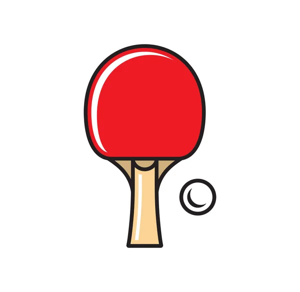 Illustration Vectorielle Concept Tennis Table — Image vectorielle