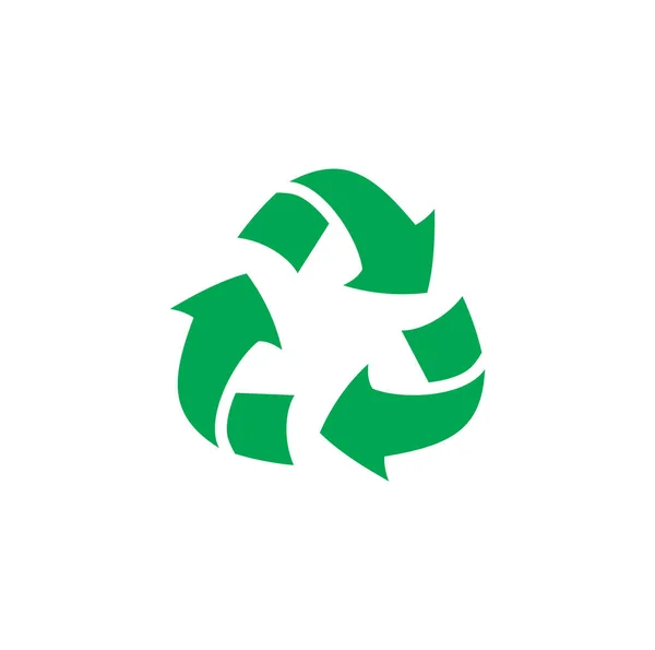 Illustration Vectorielle Panneau Recyclage — Image vectorielle