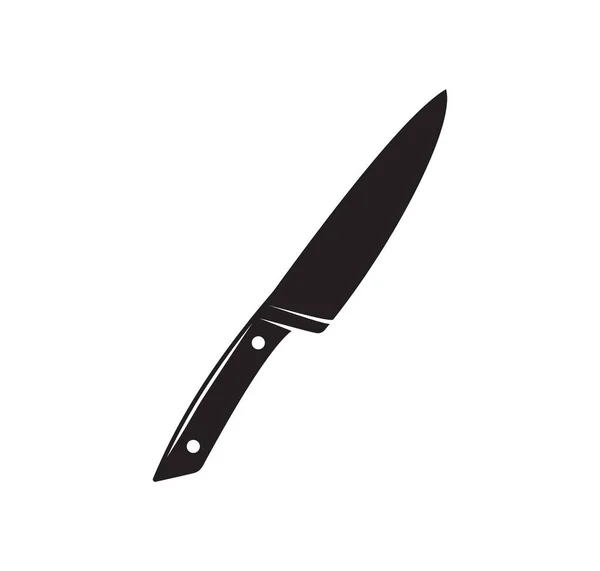 Vector Illustration Kitchen Knife — Stock Vector