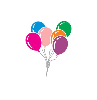 Balonların vektör illüstrasyonu