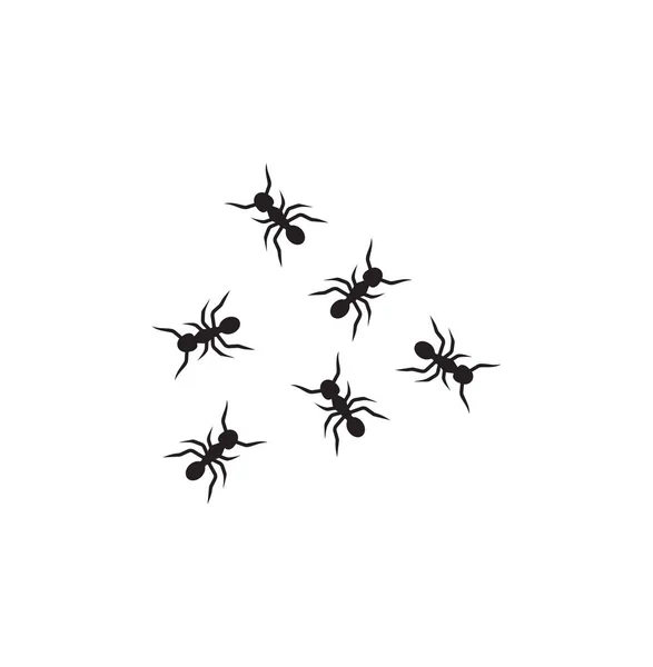 Hareket Halindeki Karıncanın Vektör Illüstrasyonu — Stok Vektör