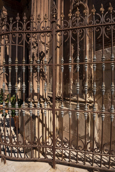 Episcopal Palace facade, XVIII century, Rococo style in Glorieta de Espaa, Murcia. Spain