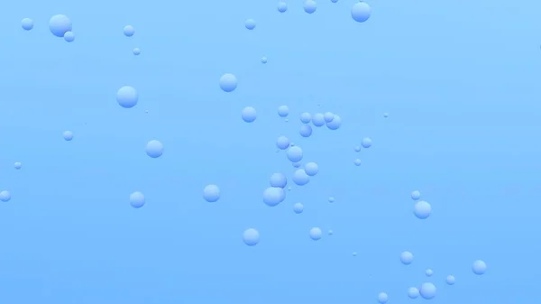 Rendering Hintergrund Mit Schwebenden Blasen Abstrakte Tapeten Dynamische Tapete Modernes — Stockfoto