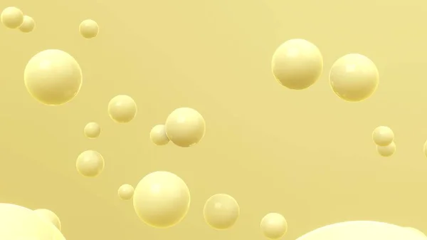 Візуалізація Фону Глянцевими Плаваючими Бульбашками Абстрактні Шпалери Динамічні Шпалери Сучасний — стокове фото