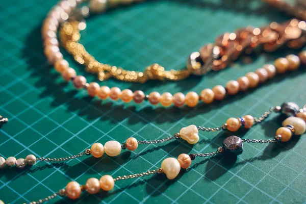 Biżuteria w postaci pereł — Zdjęcie stockowe