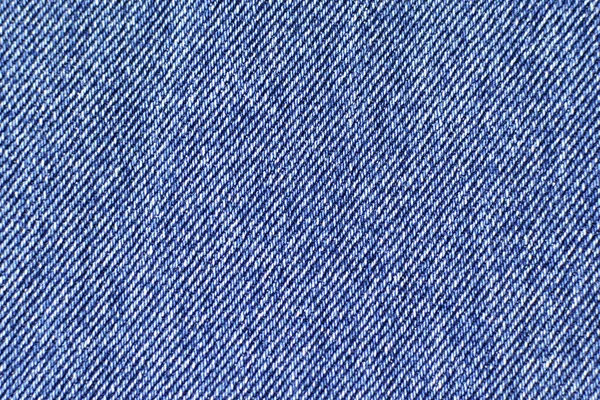 背景蓝色斜纹棉布复古质感 — 图库照片
