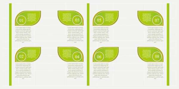 Diyagram ve grafik iş konsepti için vektör bilgi şablonu